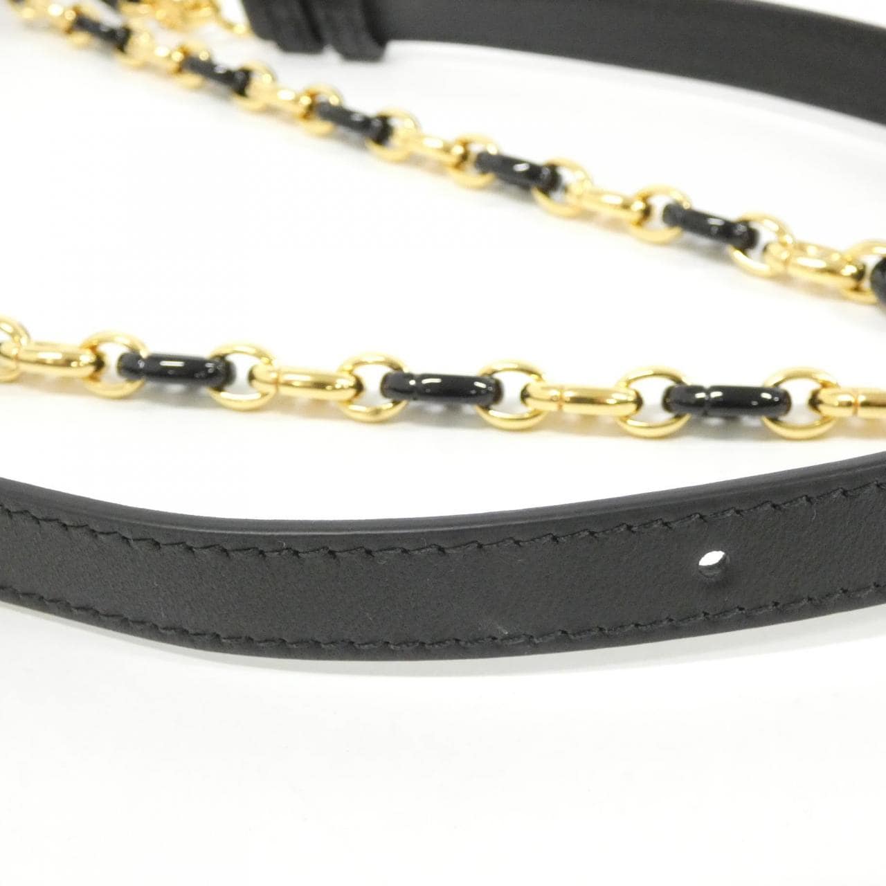 DIOR Caro S5169UDAX Shoulder Bag Lambskin 黑色 羊皮 中古品A - 縮圖 9