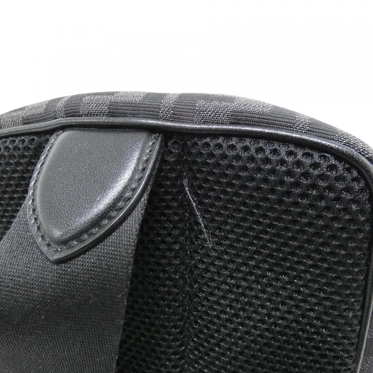 FENDI 7VZ064 AG0M Shoulder Canvas 黑色 帆布 中古品A - 縮圖 5