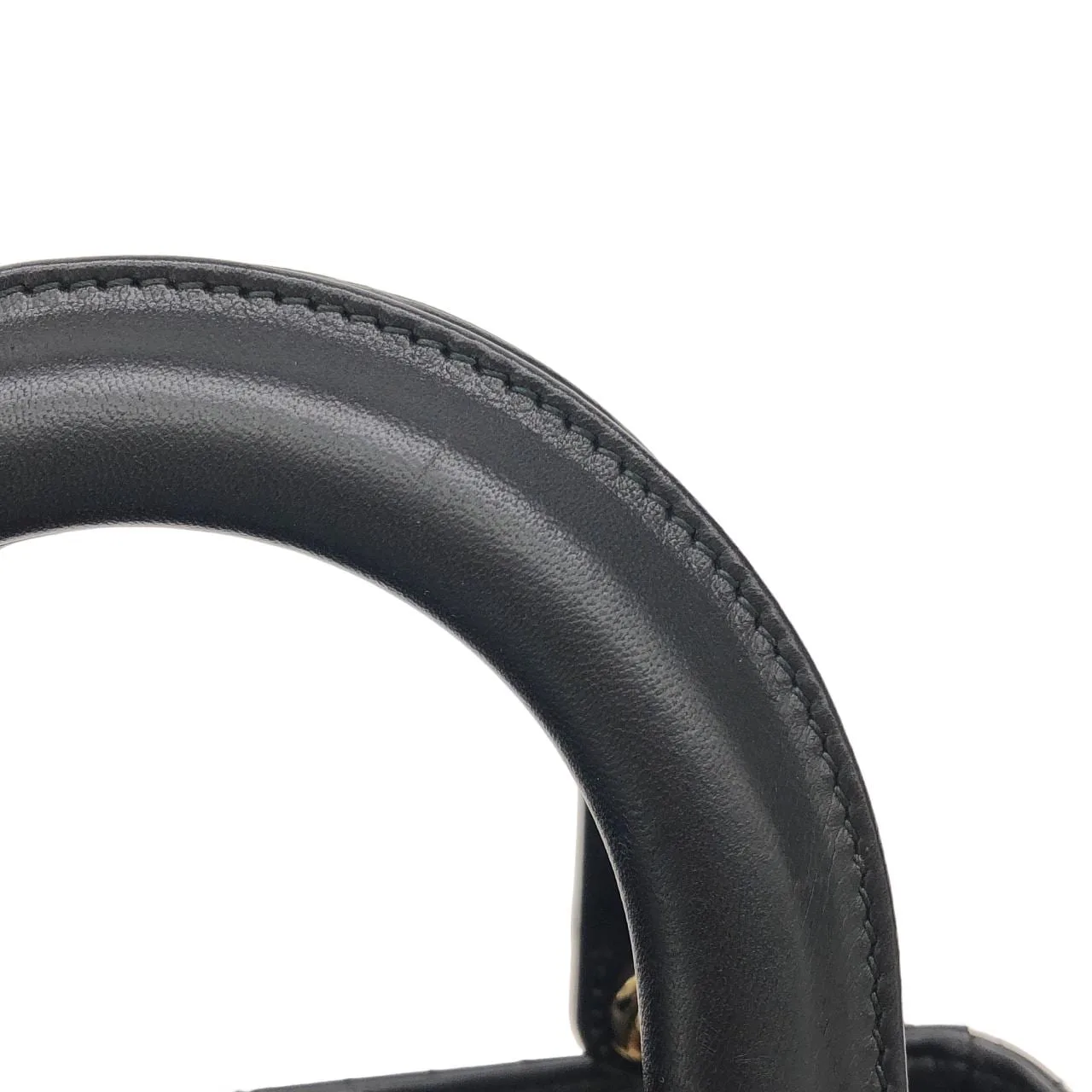 DIOR Lady Dior M0538OCAL Handbag Lambskin 黑色 羊皮 中古品A - 縮圖 6