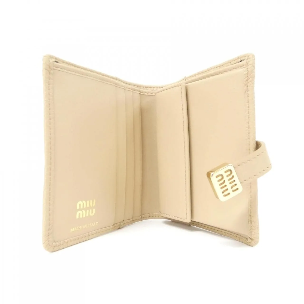 MIU MIU 5MV204 Wallet Black Rank A - Thumbnail 4