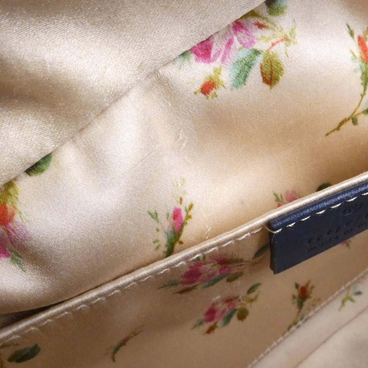 GUCCI Marmont 447632 9B53T Shoulder Bag Denim Black Denim - Thumbnail 10