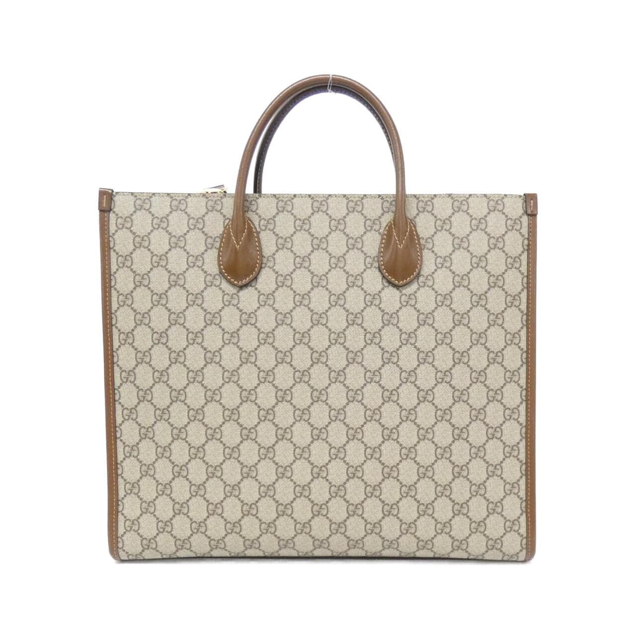 GUCCI 674148 92THG Bag Canvas 黑色 帆布 中古品A - 縮圖 2
