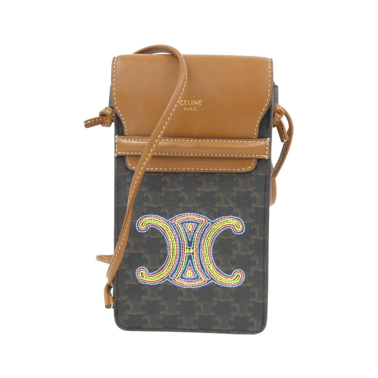 CELINE 10G332EGN Wallet Canvas Multicolor