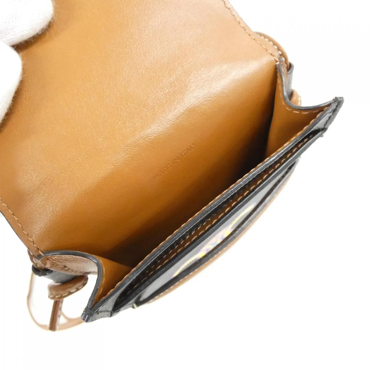 CELINE 10G332EGN Wallet Canvas Multicolor 帆布 中古品A - 縮圖 10