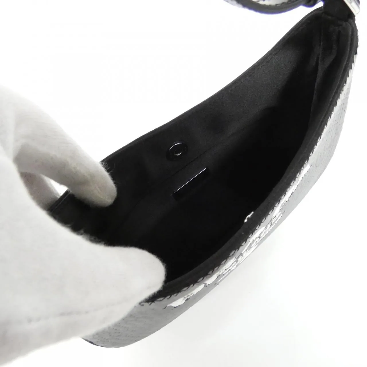 PRADA 1BC169 Shoulder 黑色 中古品A - 縮圖 9