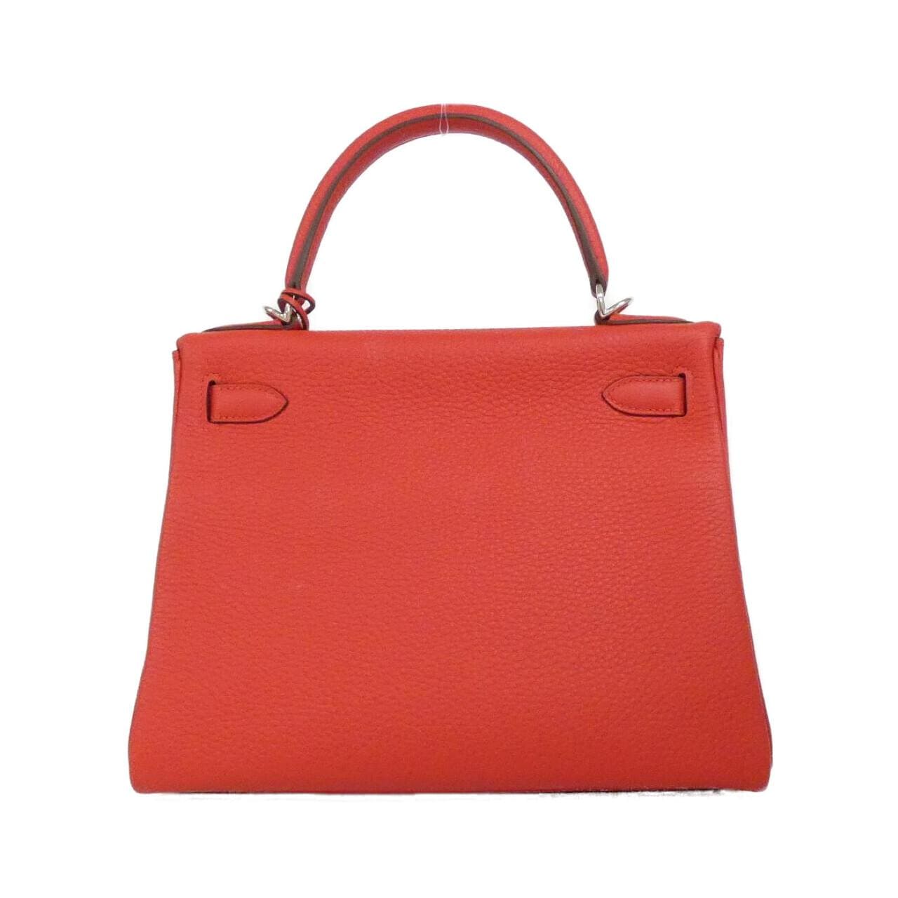 HERMES 030931CK Handbag Togo Rouge Togo Leather - Thumbnail 2