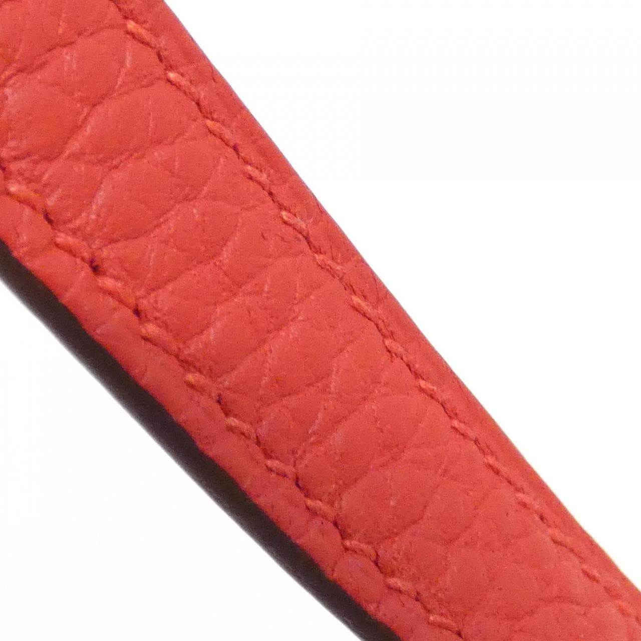 HERMES 030931CK Handbag Togo Rouge Togo Leather - Thumbnail 6