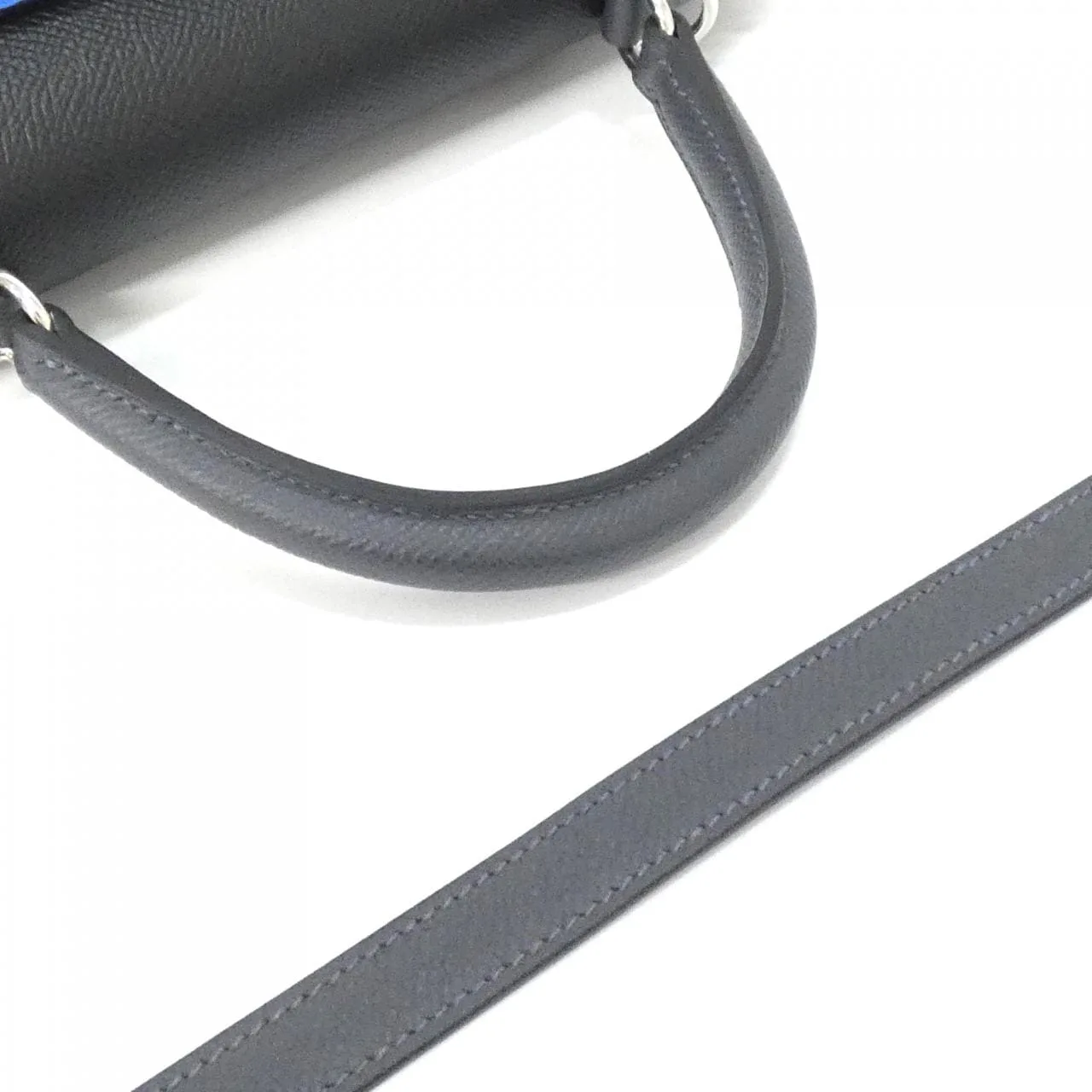 HERMES Kelly 082734CK Handbag Epsom Black Epsom Leather Unused - Thumbnail 5