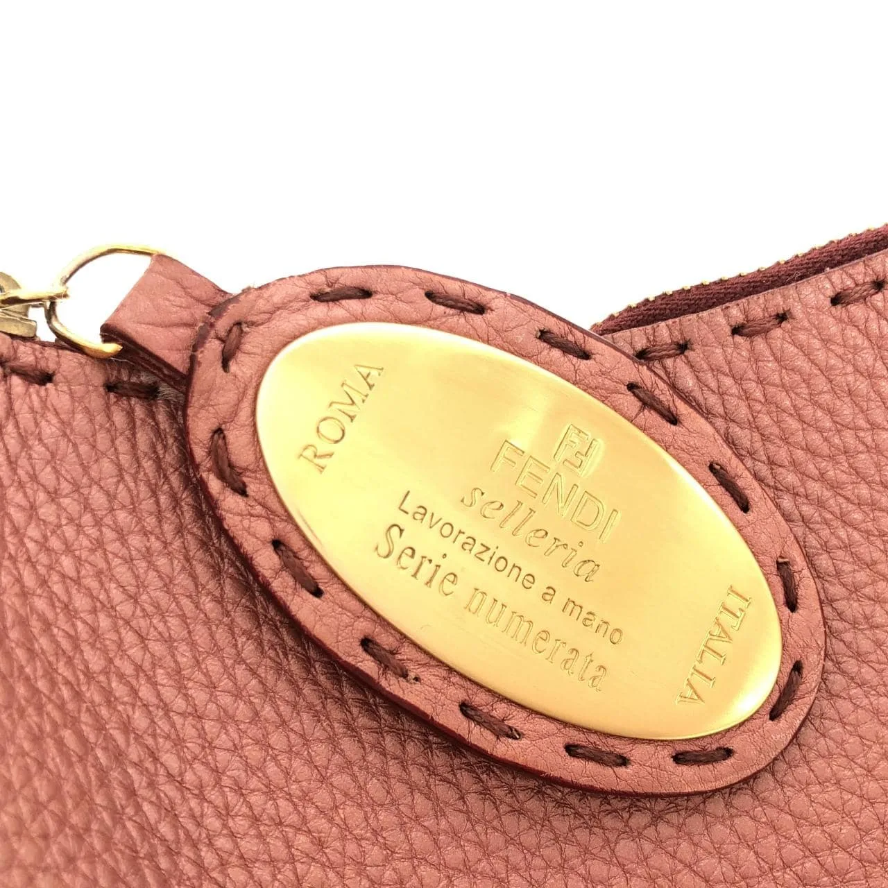 FENDI Baguette 8BR582 ZTJ Shoulder Leather Purple Leather - Thumbnail 4