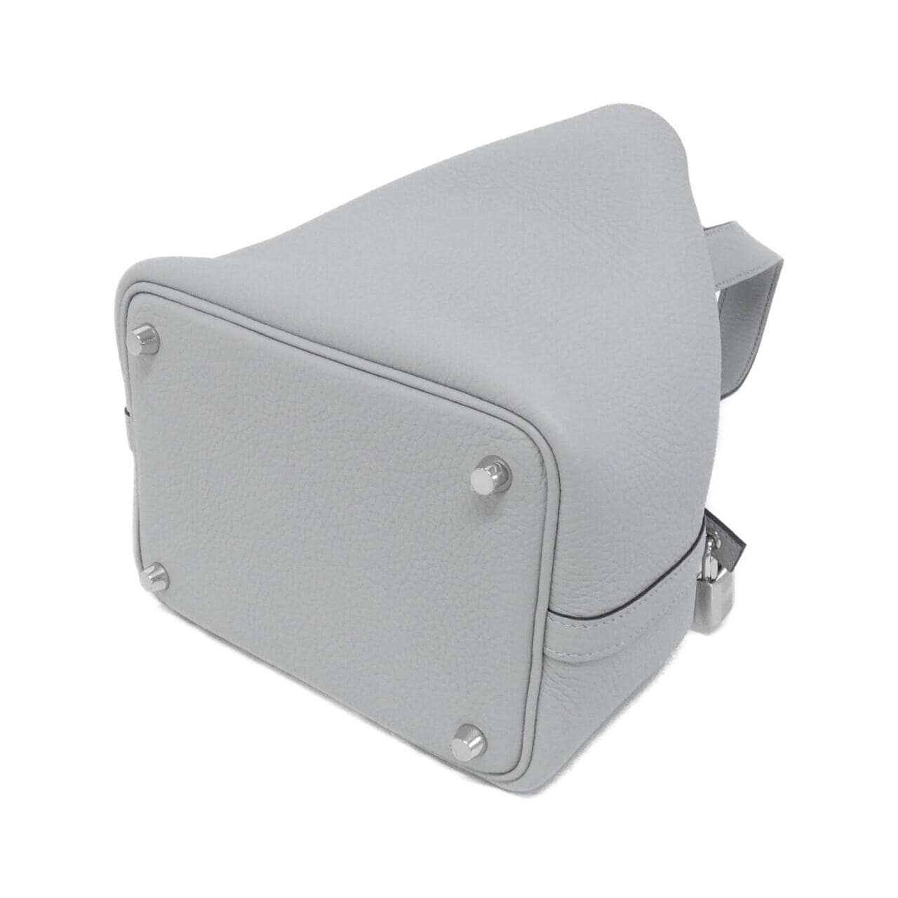 HERMES HERMÈS Picotin 056289CK Bag Clemence 藍色 Clemence 皮 未使用品 - 縮圖 2