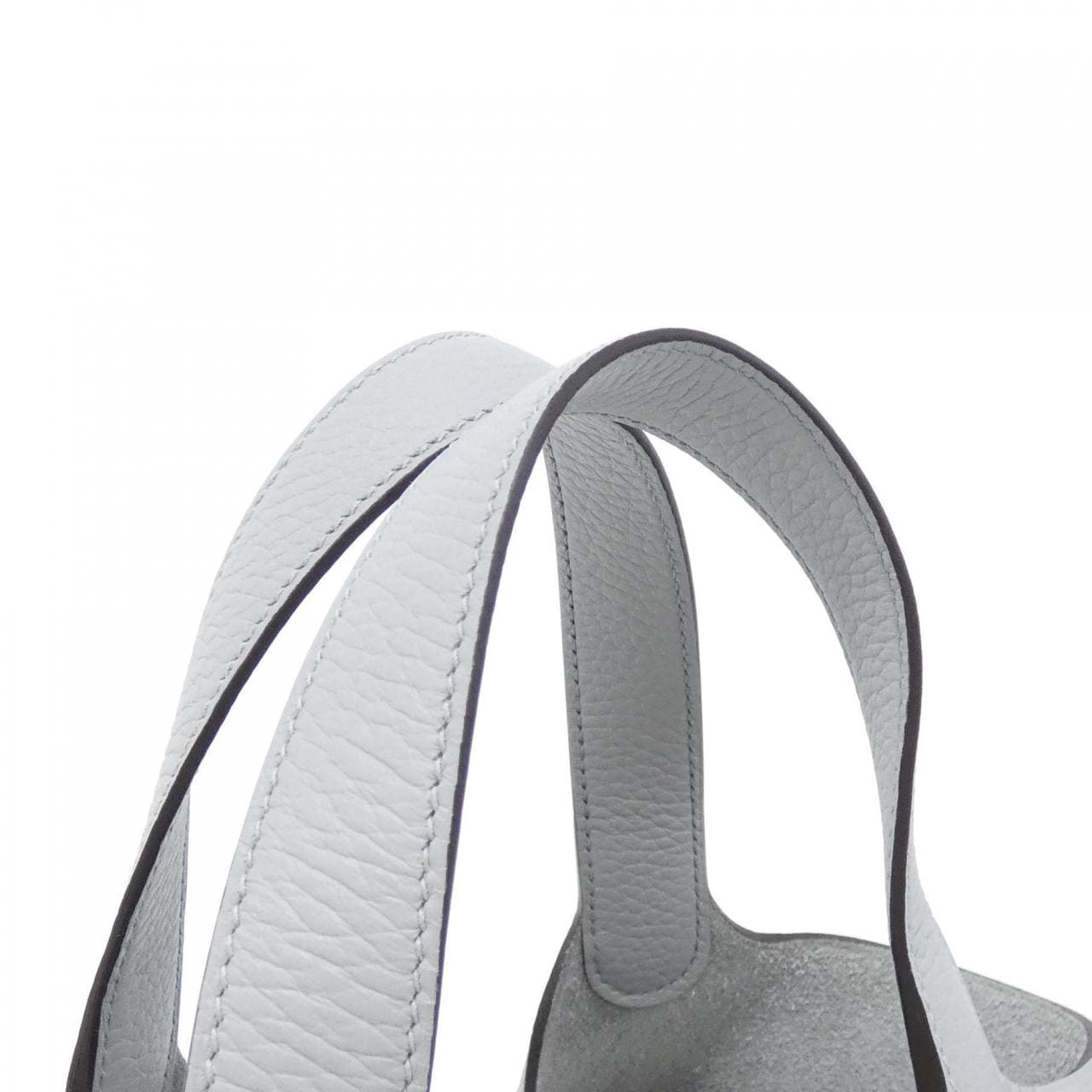 HERMES HERMÈS Picotin 056289CK Bag Clemence 藍色 Clemence 皮 未使用品 - 縮圖 4