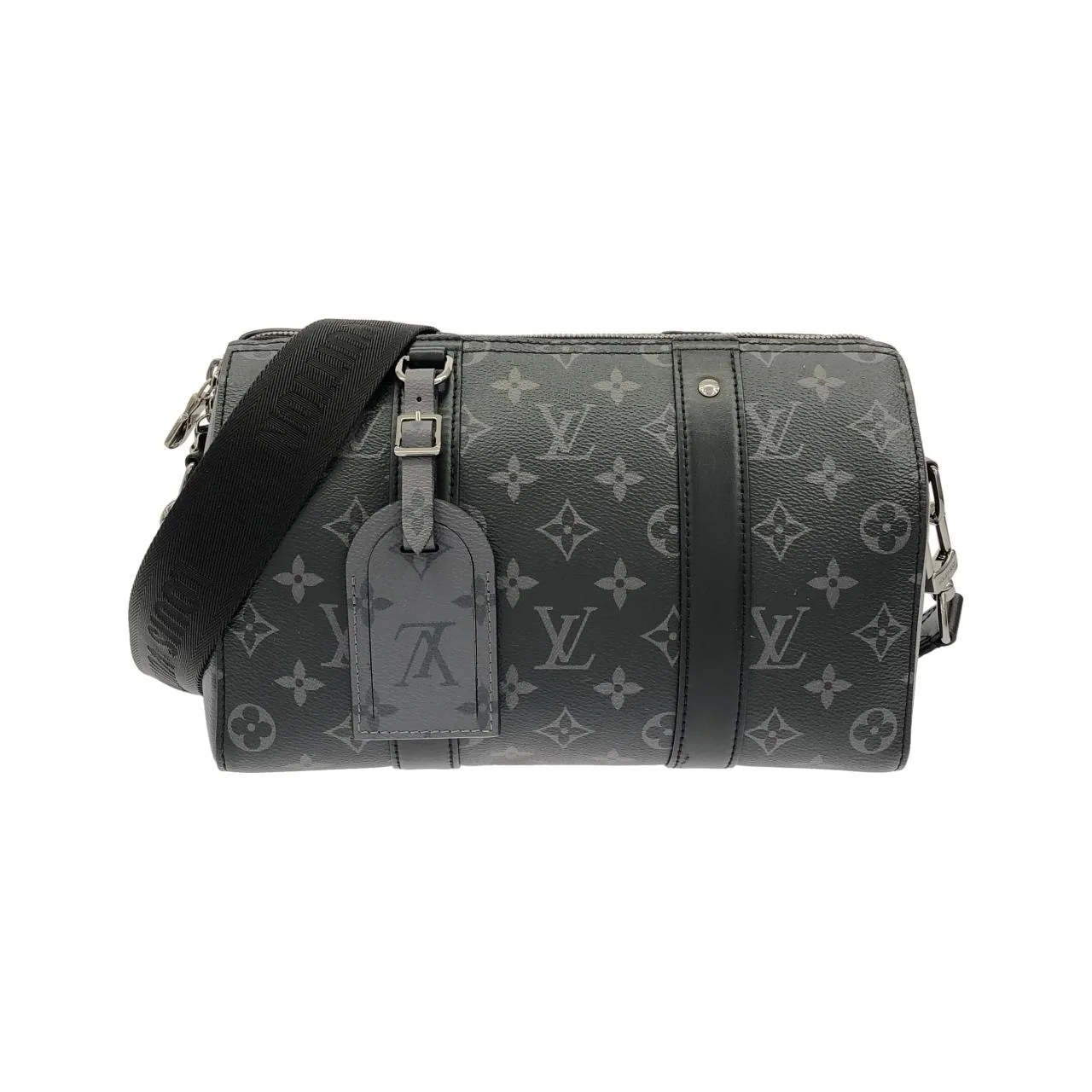 LOUIS VUITTON Keepall M45936 Shoulder Monogram Black