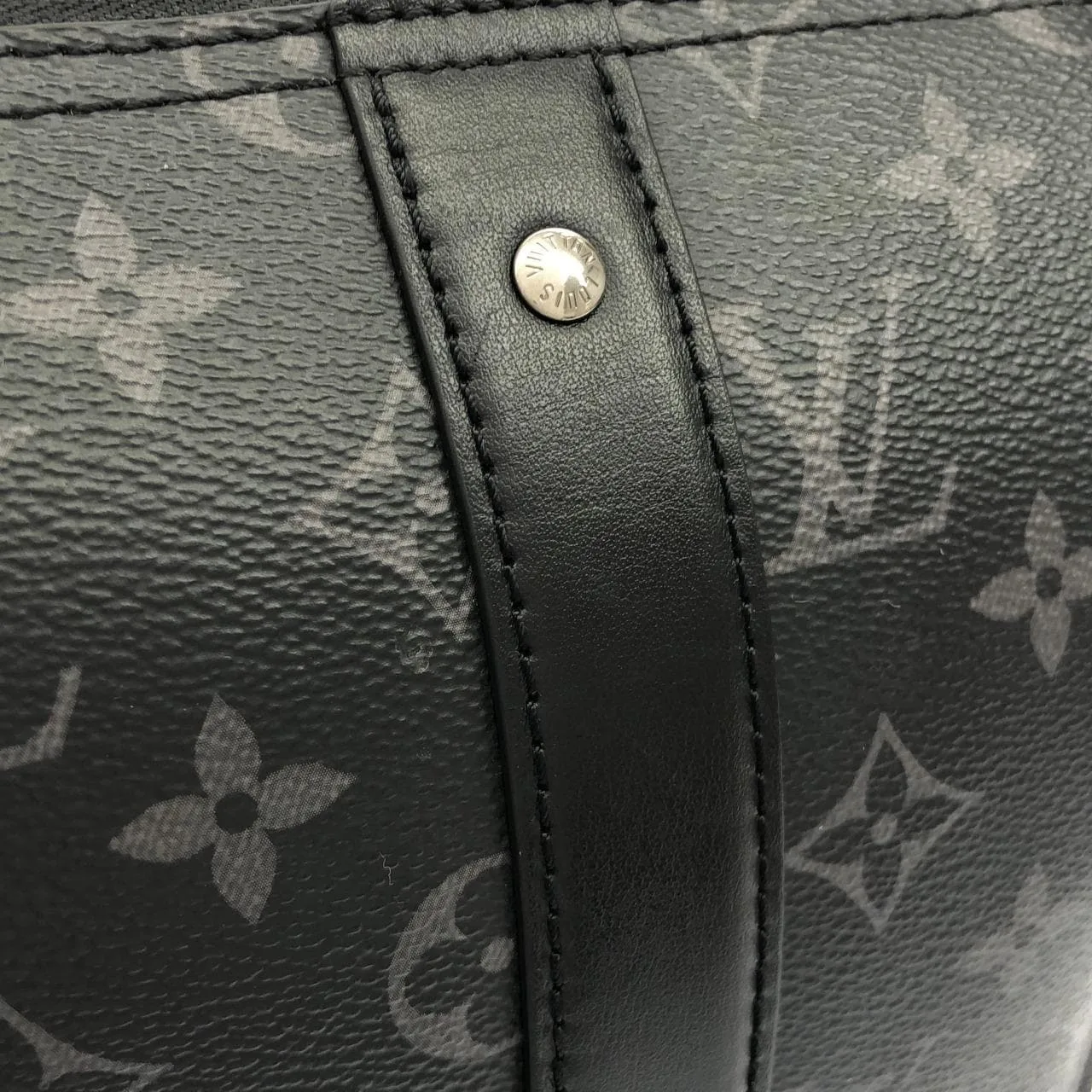 LOUIS VUITTON Keepall M45936 Shoulder Monogram Black Monogram - Thumbnail 5