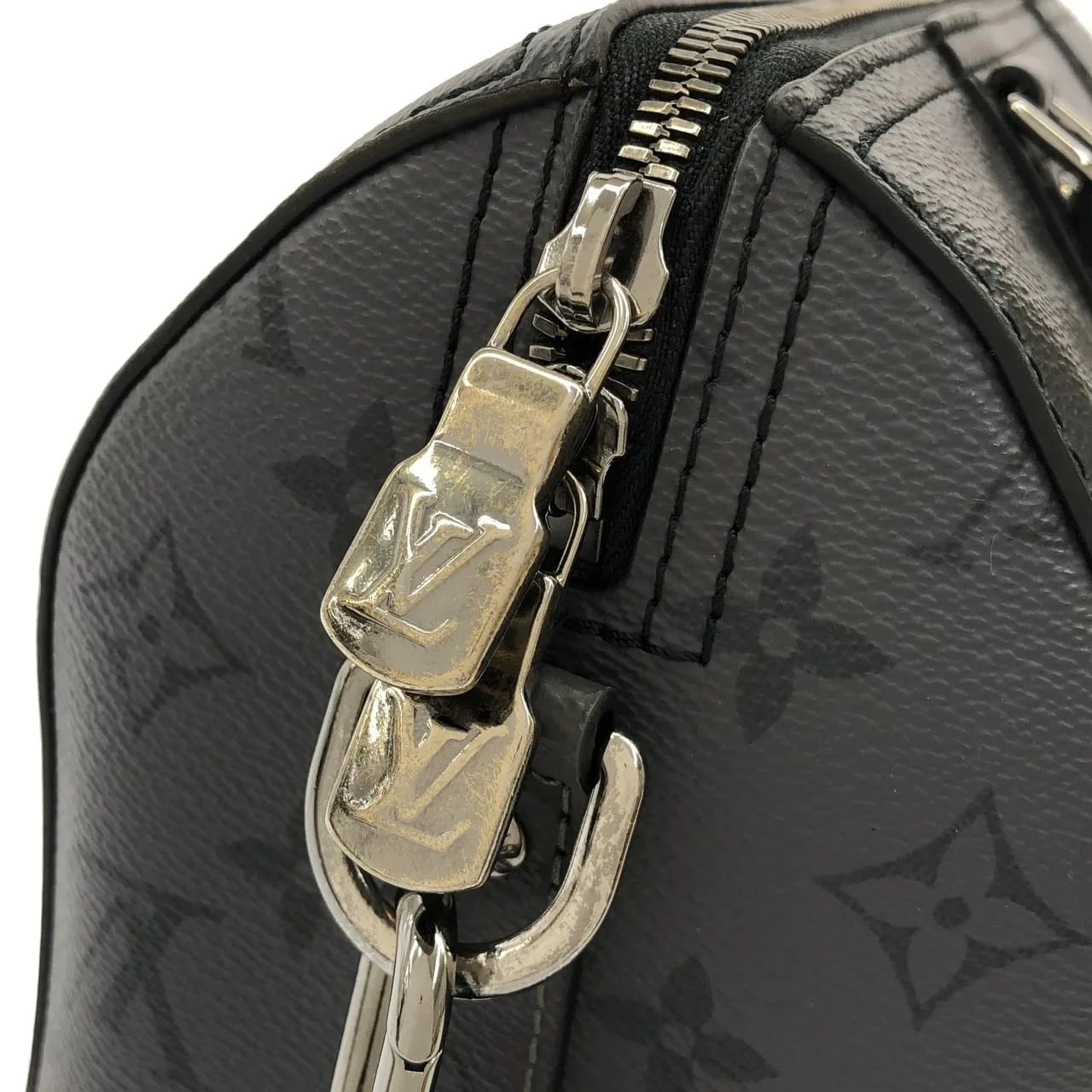 LOUIS VUITTON Keepall M45936 Shoulder Monogram Black Monogram - Thumbnail 6