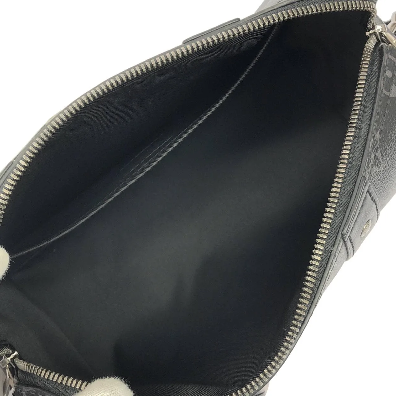 LOUIS VUITTON Keepall M45936 Shoulder Monogram Black Monogram - Thumbnail 9