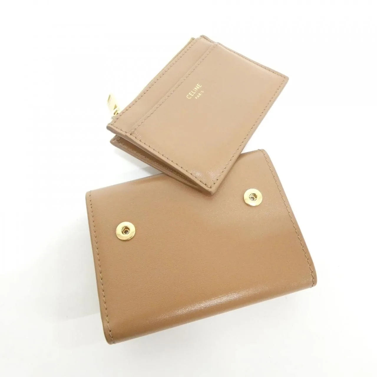 CELINE 10I653DPV Wallet Black Rank A - Thumbnail 7