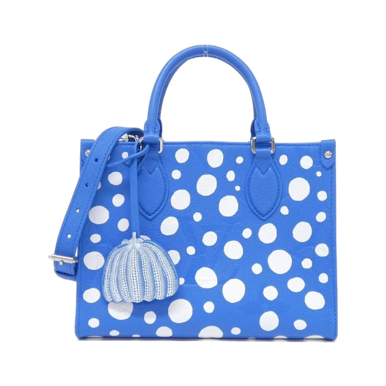 LOUIS VUITTON OnTheGo M46424 Handbag Monogram Blue