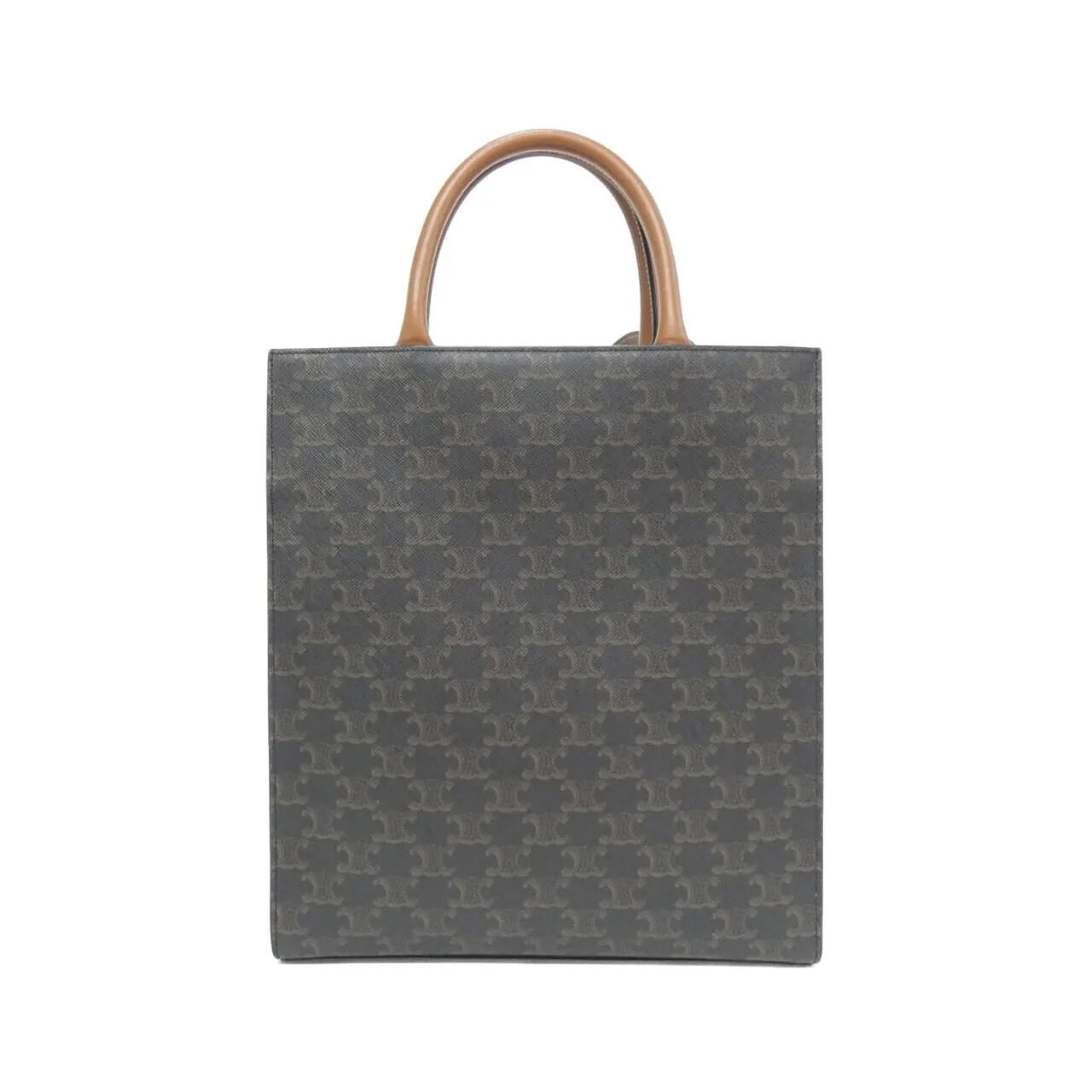 CELINE Cabas 191542BZK Handbag Canvas Black Canvas - Thumbnail 2