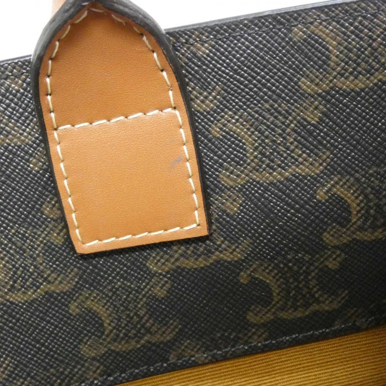 CELINE Cabas 191542BZK Handbag Canvas Black Canvas - Thumbnail 9