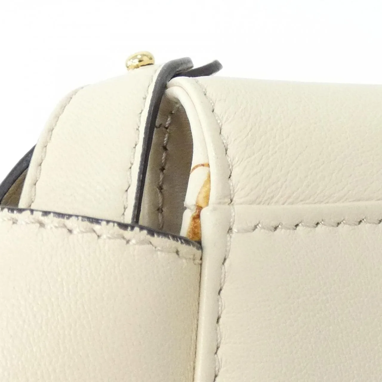 FENDI Peekaboo 8BN244 A0VJ Handbag Lambskin Black Lambskin Rank A - Thumbnail 5