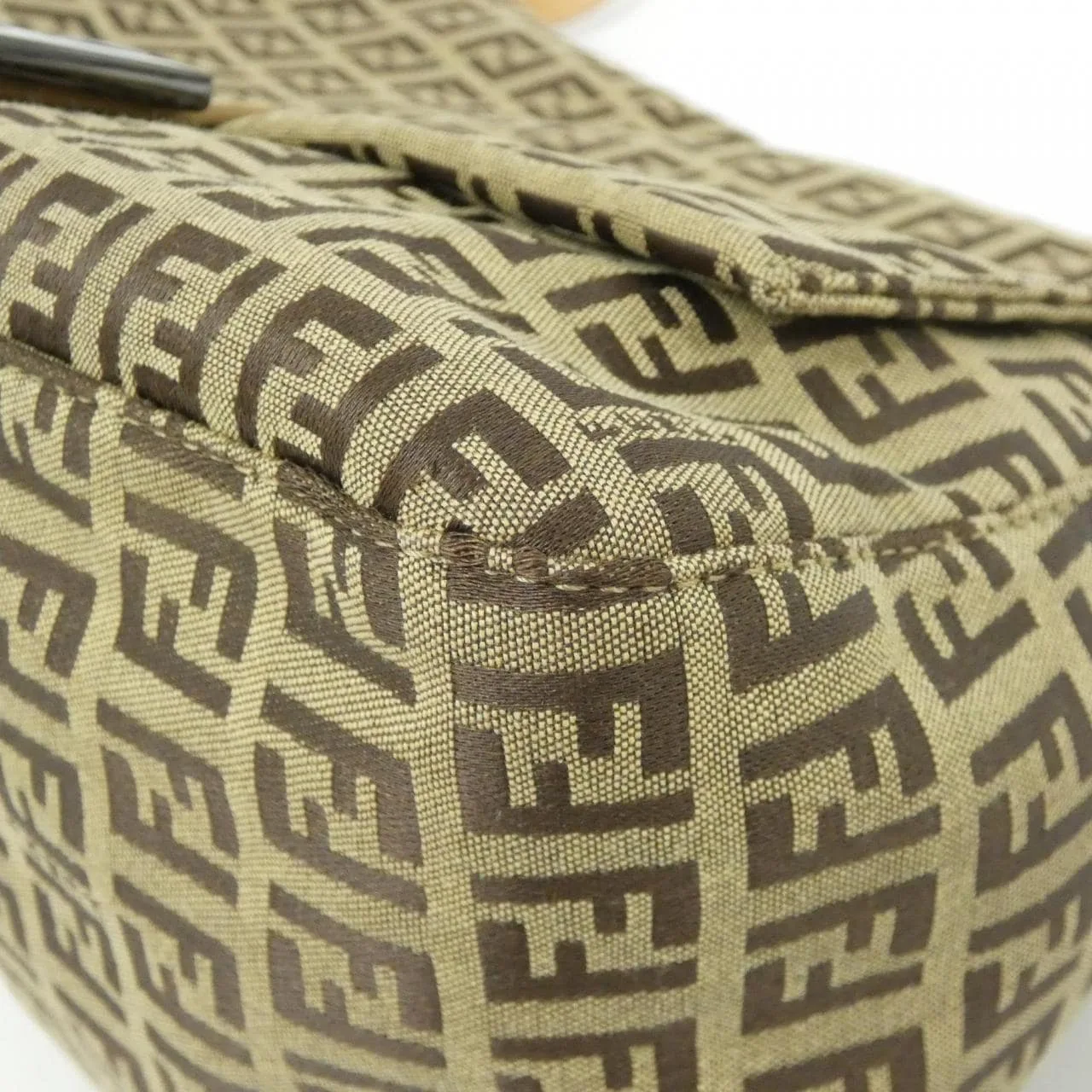 FENDI Baguette 8BR001 Shoulder Canvas Black Canvas Rank A - Thumbnail 3