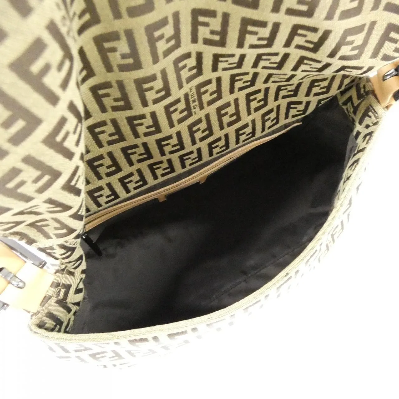 FENDI Baguette 8BR001 Shoulder Canvas Black Canvas Rank A - Thumbnail 7