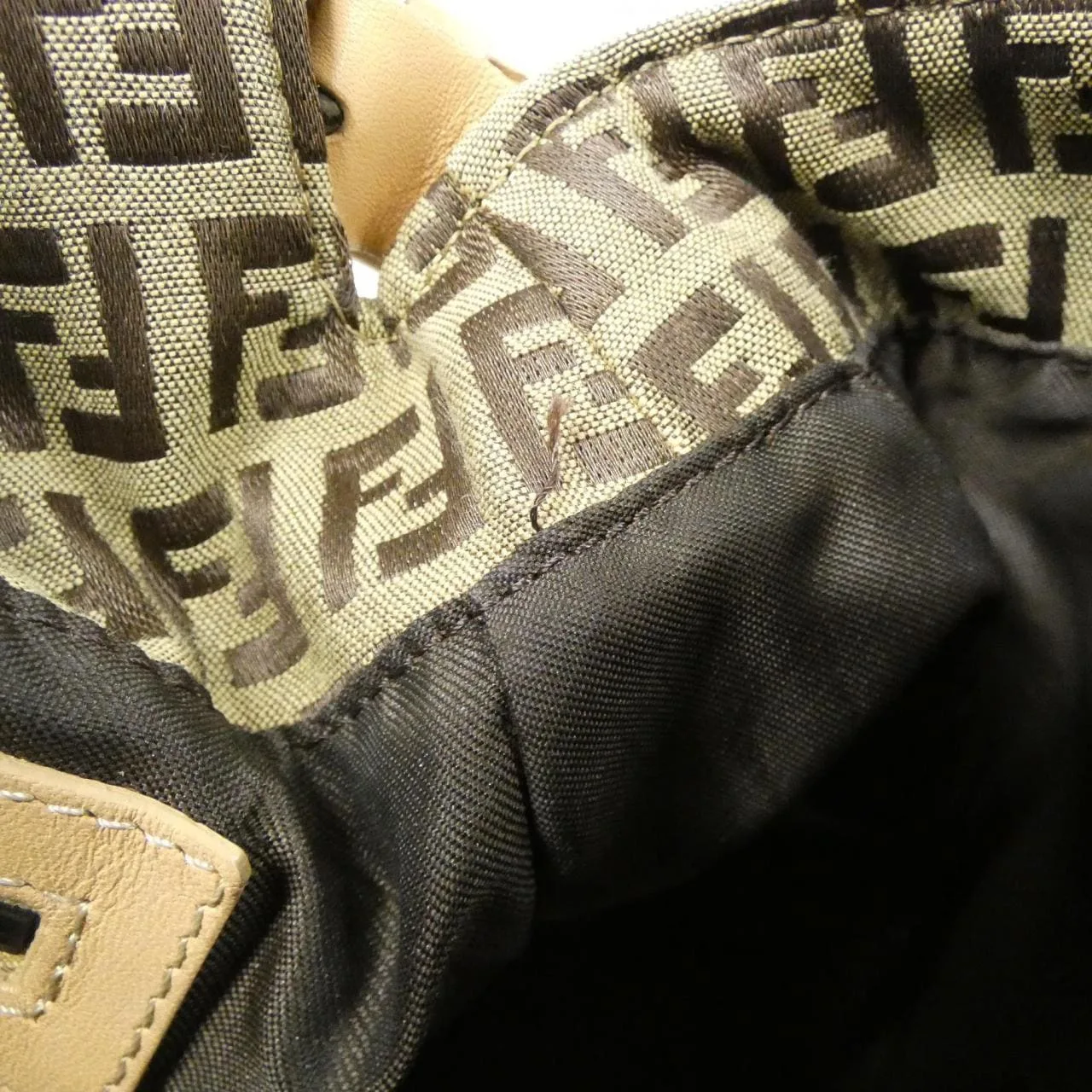 FENDI Baguette 8BR001 Shoulder Canvas Black Canvas Rank A - Thumbnail 8