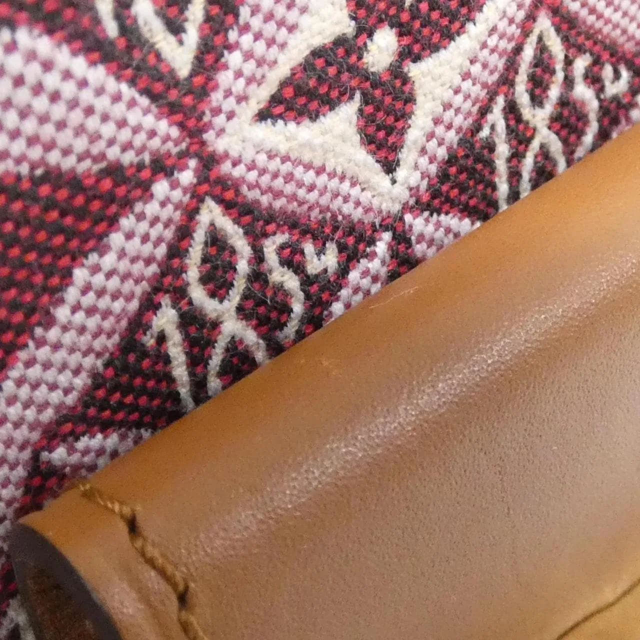 LOUIS VUITTON Dauphine M57172 Shoulder 酒紅色 中古品A - 縮圖 4