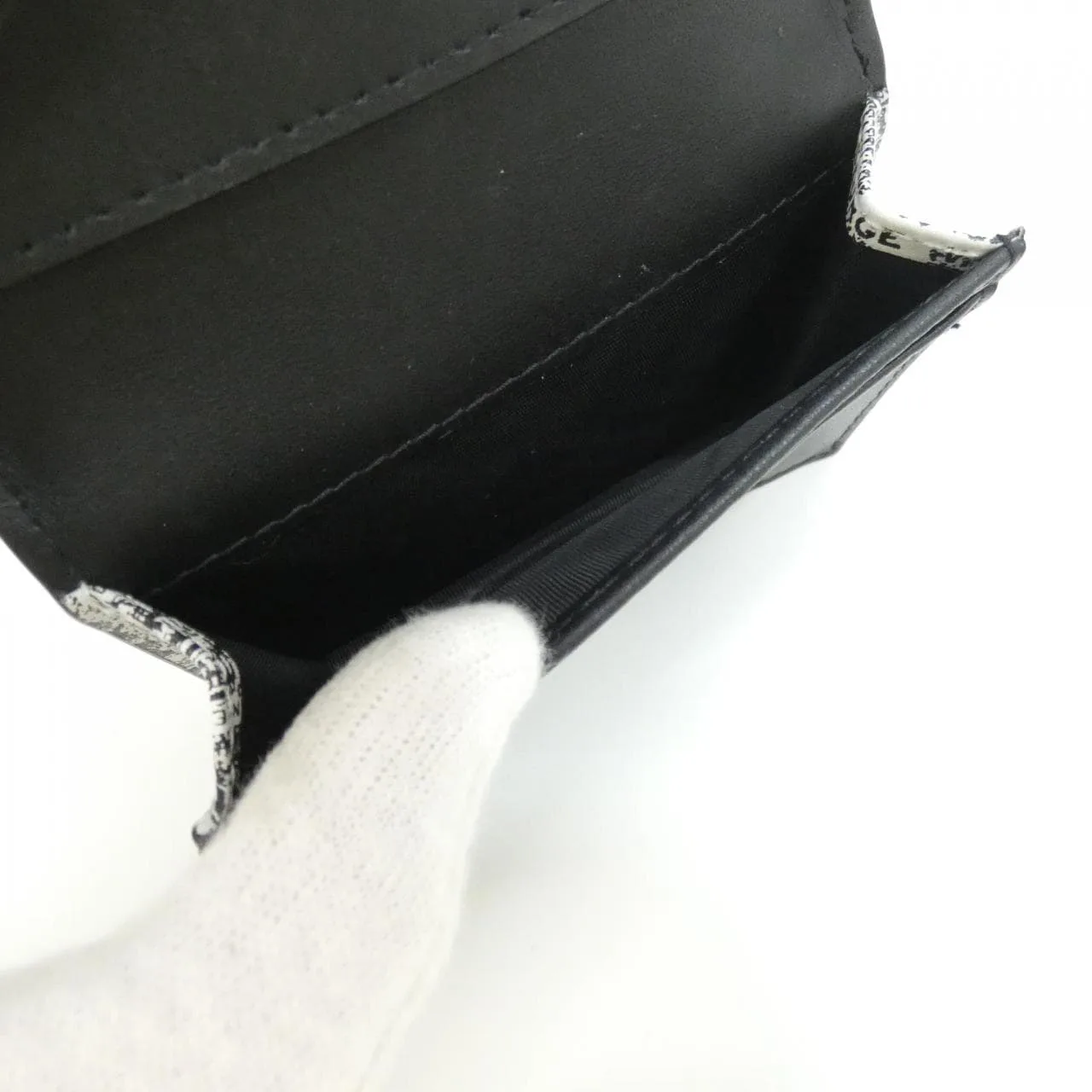 DIOR S2162OBQB Card Case 黑色 中古品A - 縮圖 7