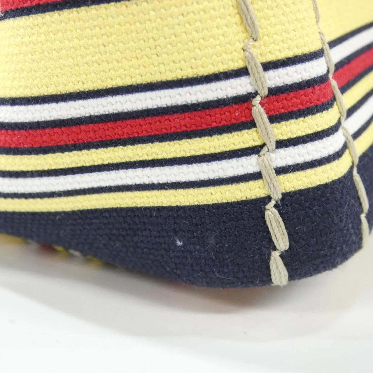 PRADA 1BA038 Handbag Canvas 黑色 帆布 中古品A - 縮圖 5