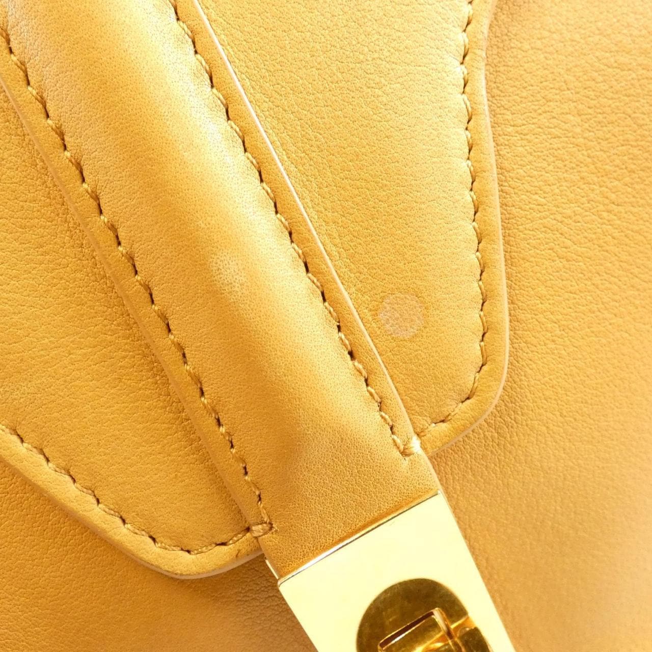 CELINE 195543CR4 Shoulder Bag Yellow - Thumbnail 6