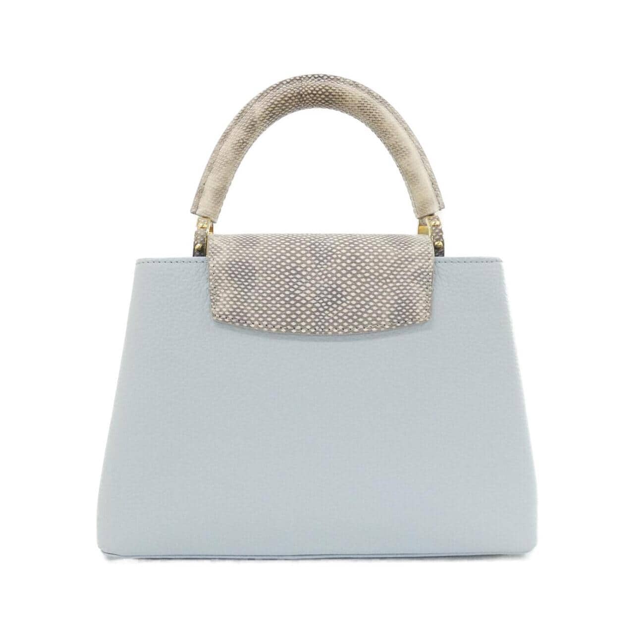 LOUIS VUITTON Capucines M21166 Bag Leather Blue Leather - Thumbnail 2