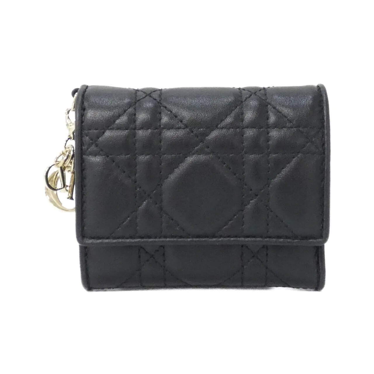 DIOR Lady Dior S0181ONMJ Wallet Lambskin Black