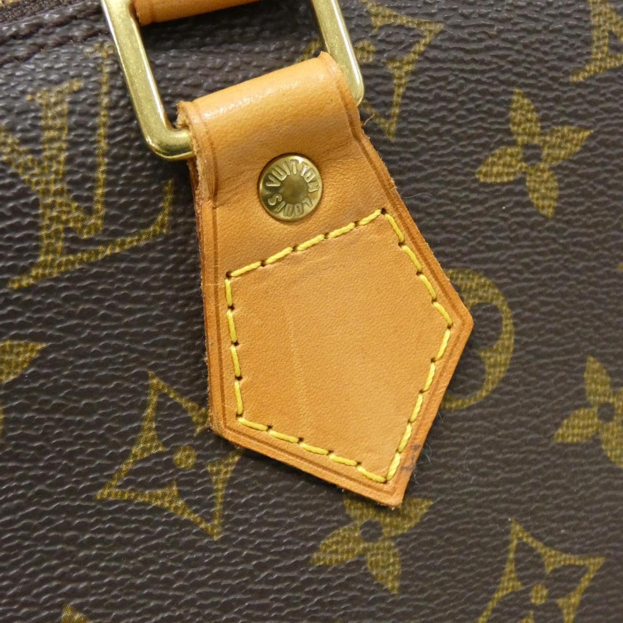 LOUIS VUITTON Alma M51130 Bag Monogram 黑色 Monogram 中古品A - 縮圖 5