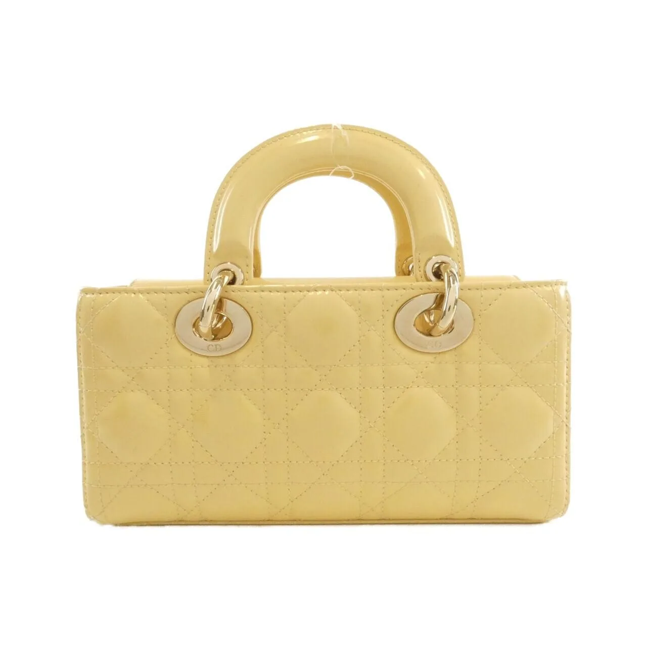 DIOR Handbag Leather Yellow Leather - Thumbnail 2