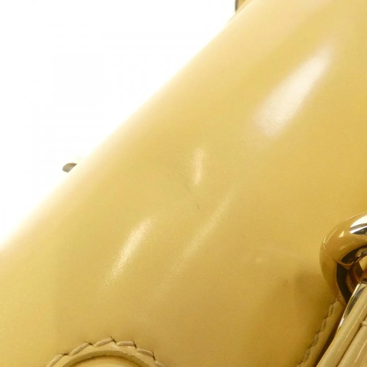 DIOR Handbag Leather Yellow Leather - Thumbnail 4
