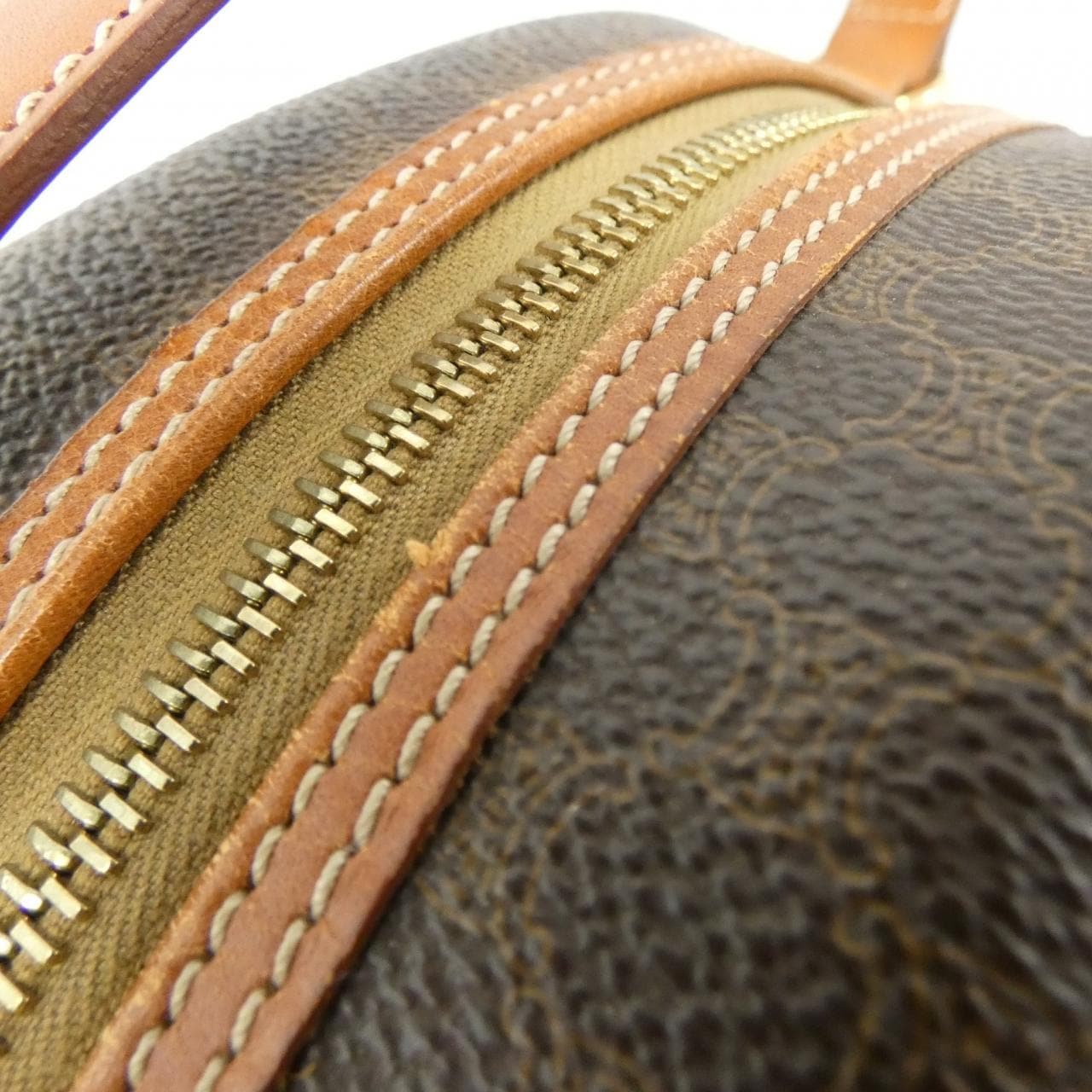 CELINE Bag Canvas Brown Canvas - Thumbnail 4