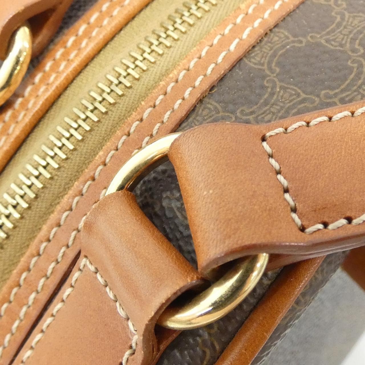 CELINE Bag Canvas Brown Canvas - Thumbnail 5