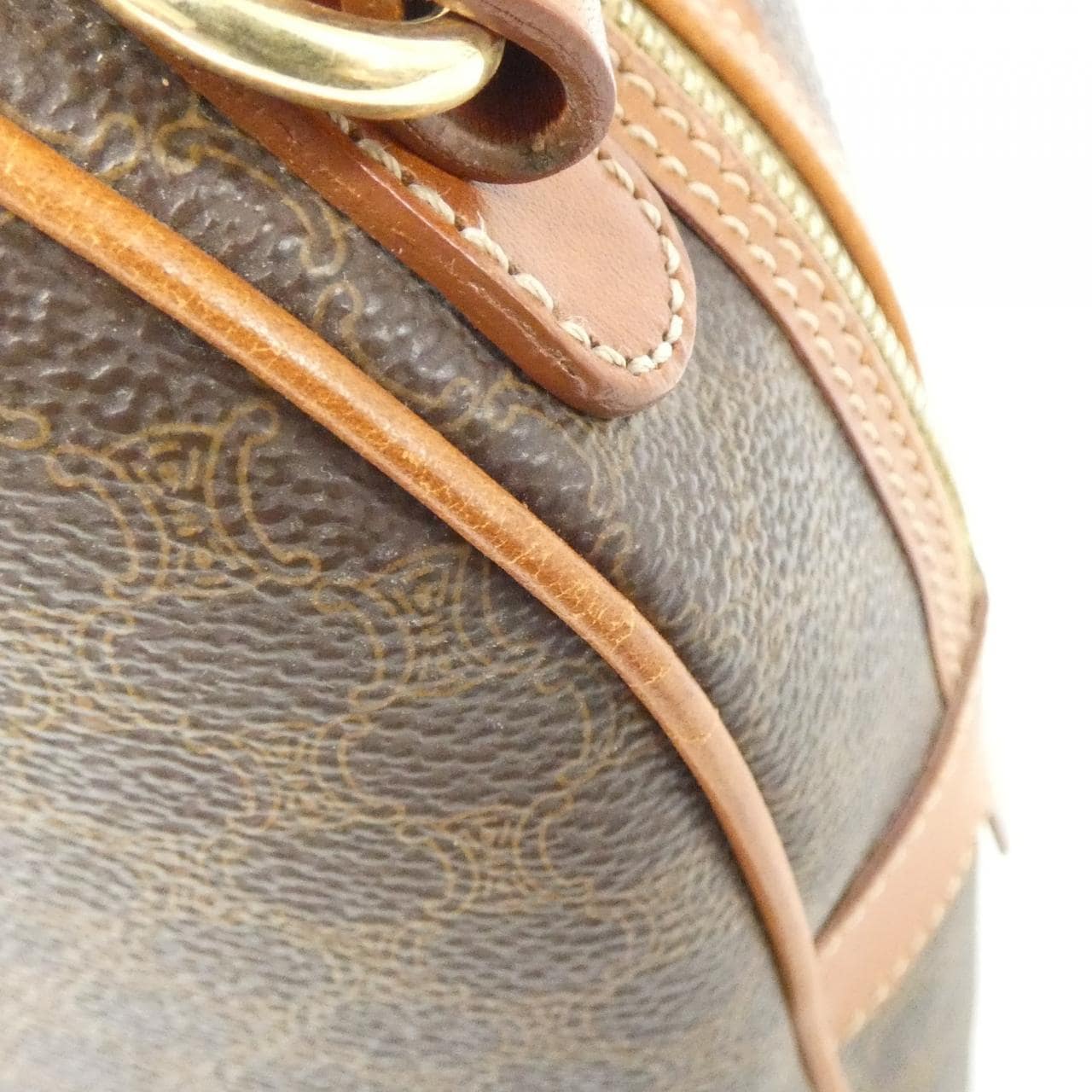 CELINE Bag Canvas Brown Canvas - Thumbnail 6