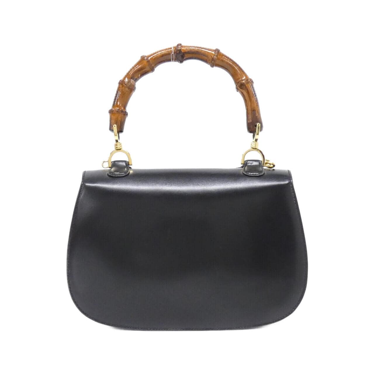 GUCCI 000 2113 Bag Leather 黑色 皮革 中古品B - 縮圖 2