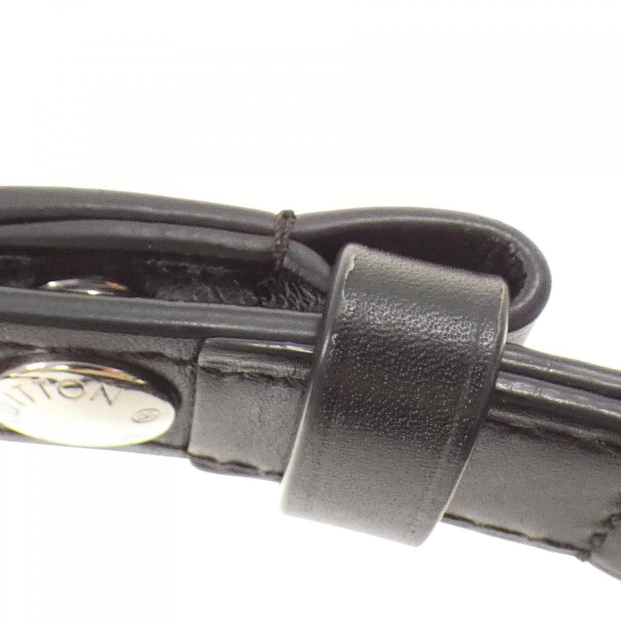 LOUIS VUITTON Dauphine M55491 Shoulder Bag Tweed 黑色 粗花呢 中古品A - 縮圖 8