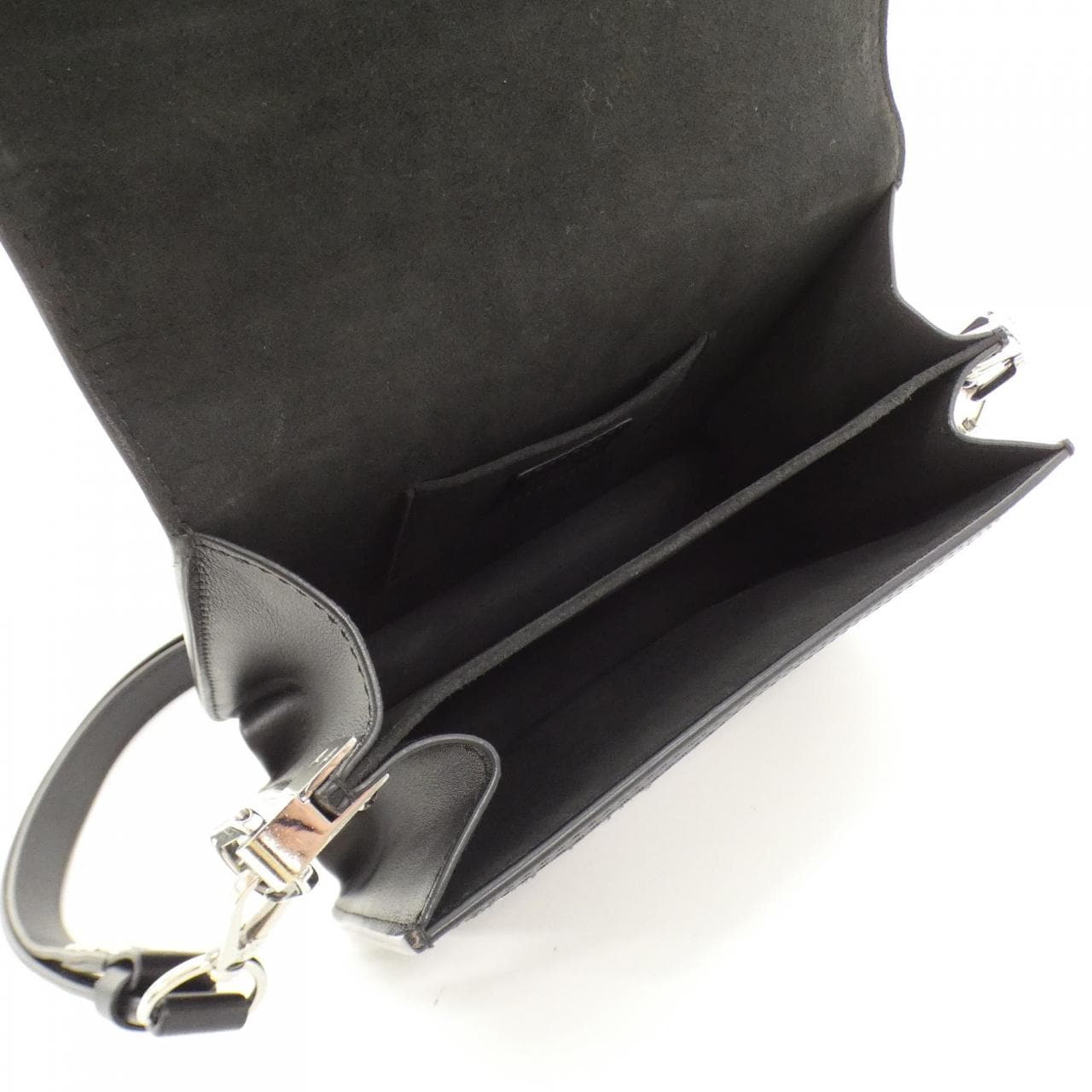 LOUIS VUITTON Dauphine M55491 Shoulder Bag Tweed 黑色 粗花呢 中古品A - 縮圖 9