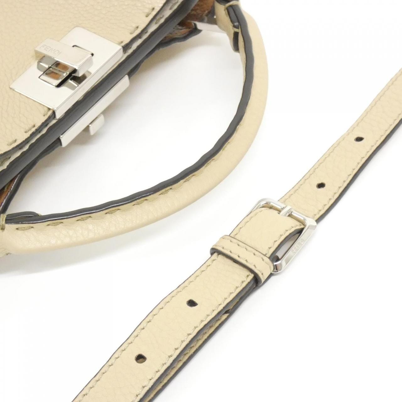 FENDI Peekaboo 8BN302 A7TV Handbag Black - Thumbnail 5