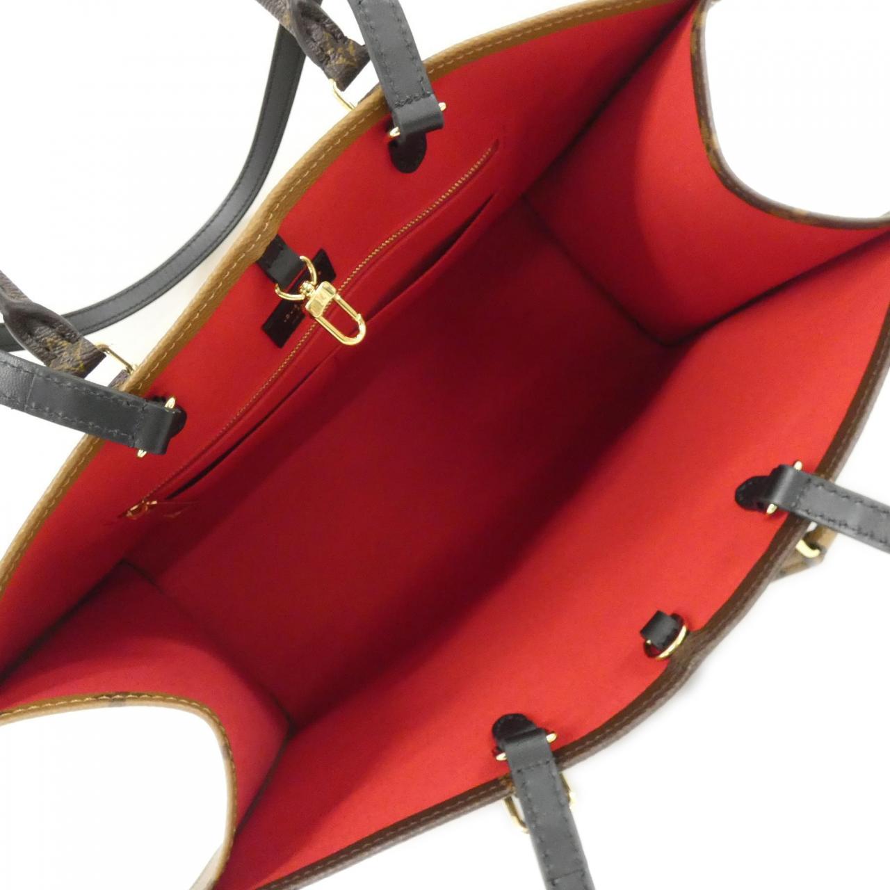 LOUIS VUITTON OnTheGo M45320 Bag Monogram Black Monogram Rank A - Thumbnail 8