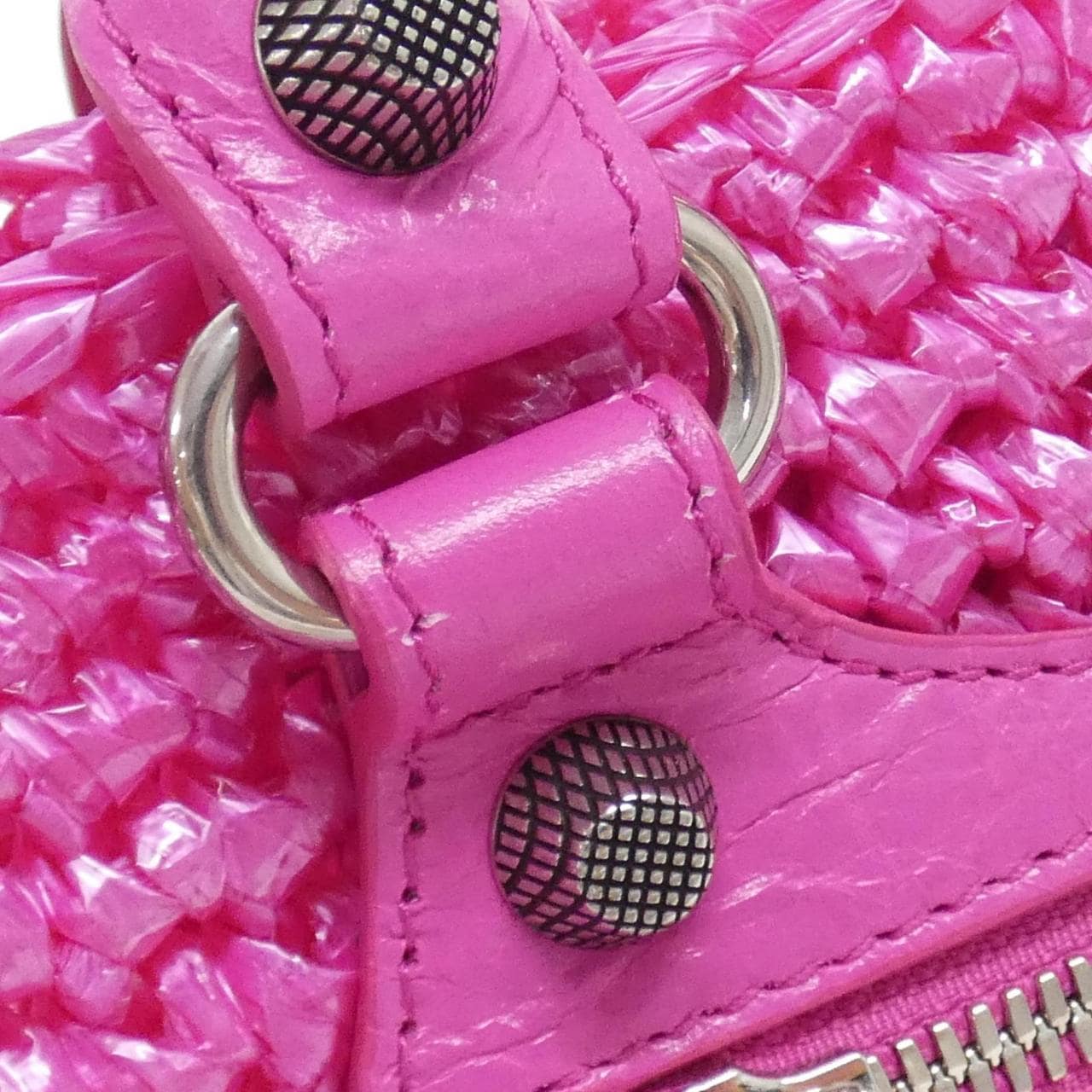 BALENCIAGA Le Cagole 786187 2AA19 Bag Nylon Black Nylon - Thumbnail 6