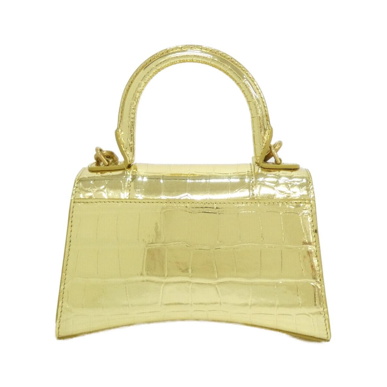 BALENCIAGA Hourglass 592833 1S49M Bag Leather Black Leather - Thumbnail 2