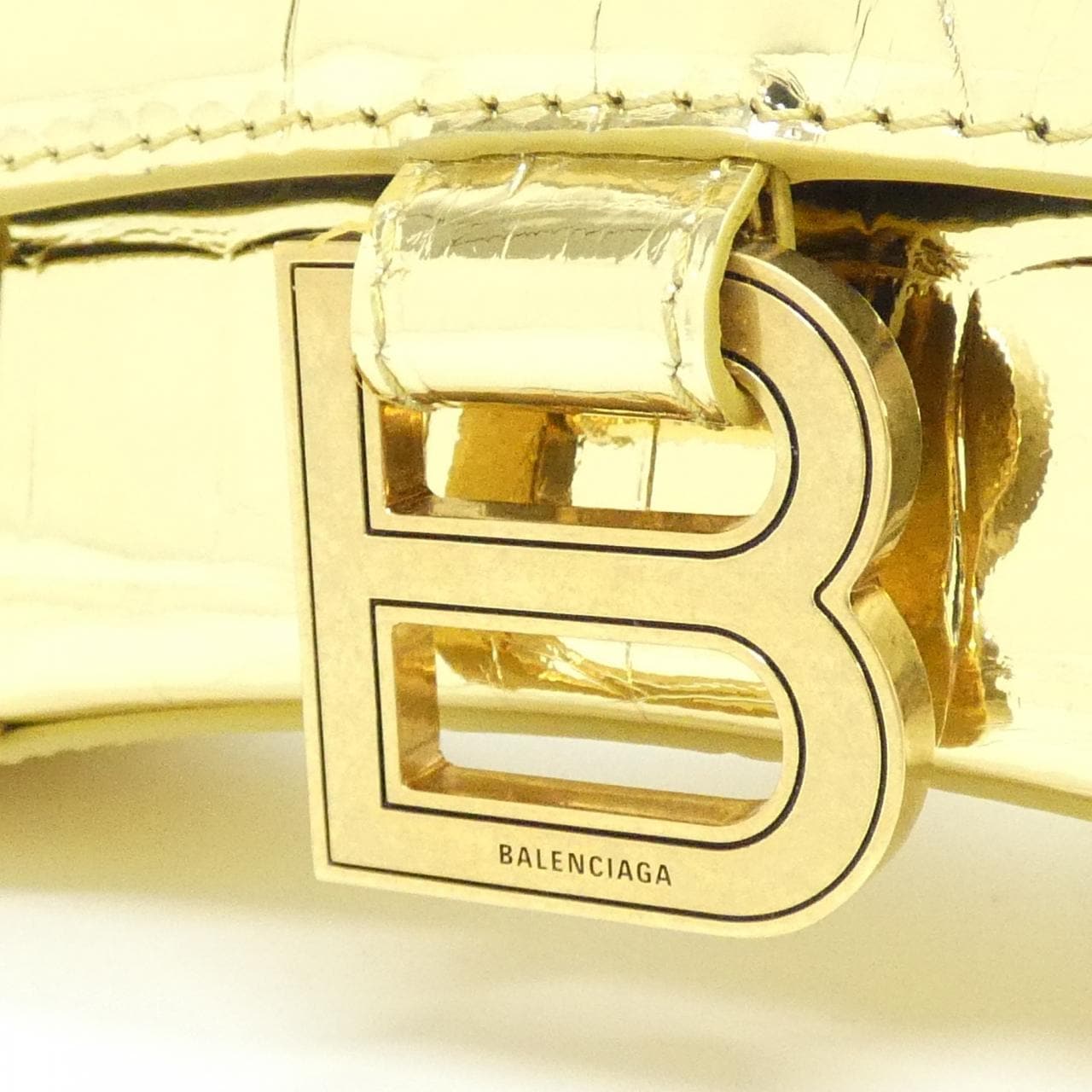 BALENCIAGA Hourglass 592833 1S49M Bag Leather Black Leather - Thumbnail 4