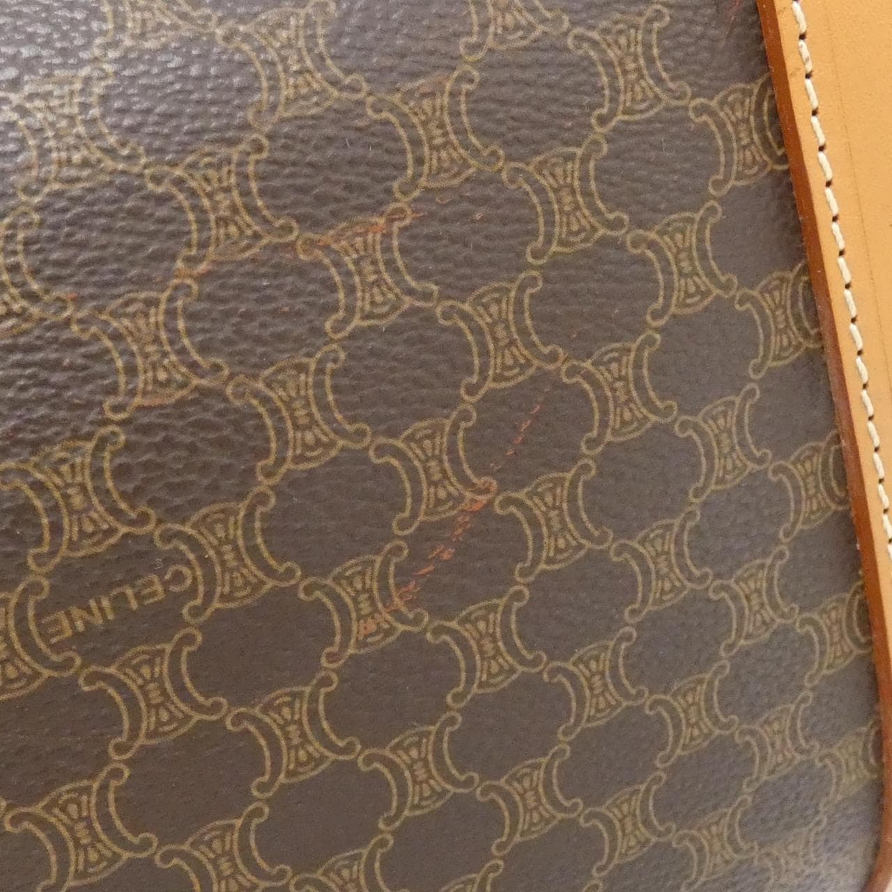 CELINE Bag Canvas Brown Canvas - Thumbnail 4