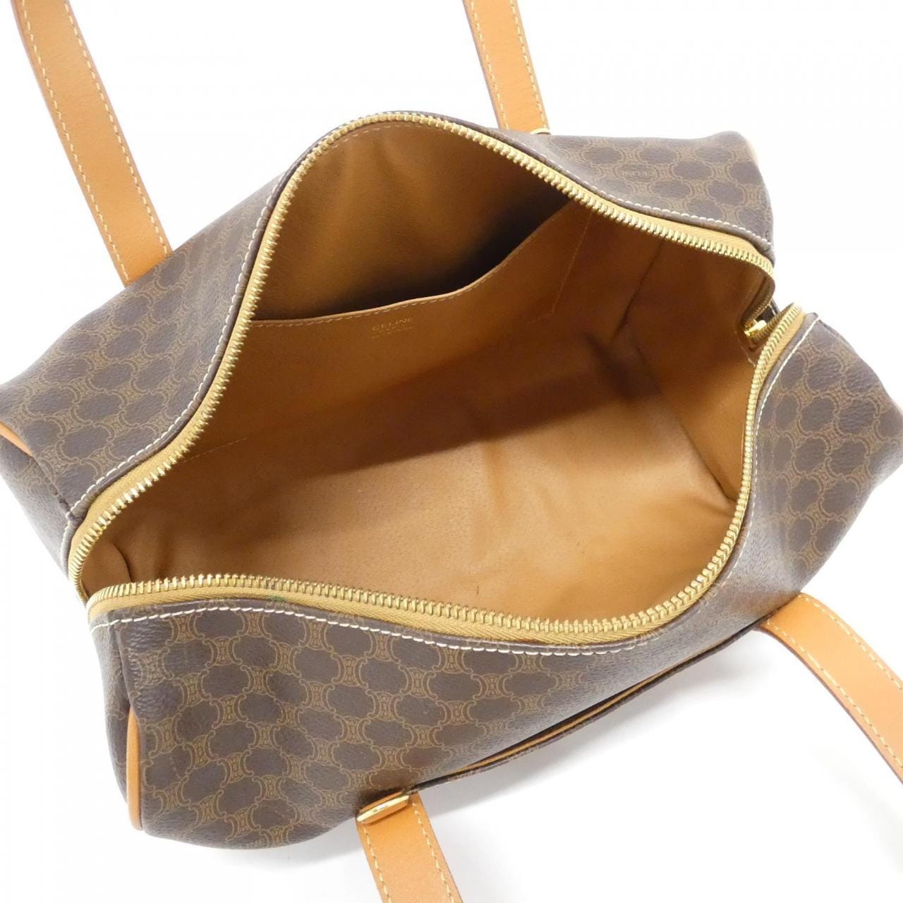 CELINE Bag Canvas Brown Canvas - Thumbnail 8