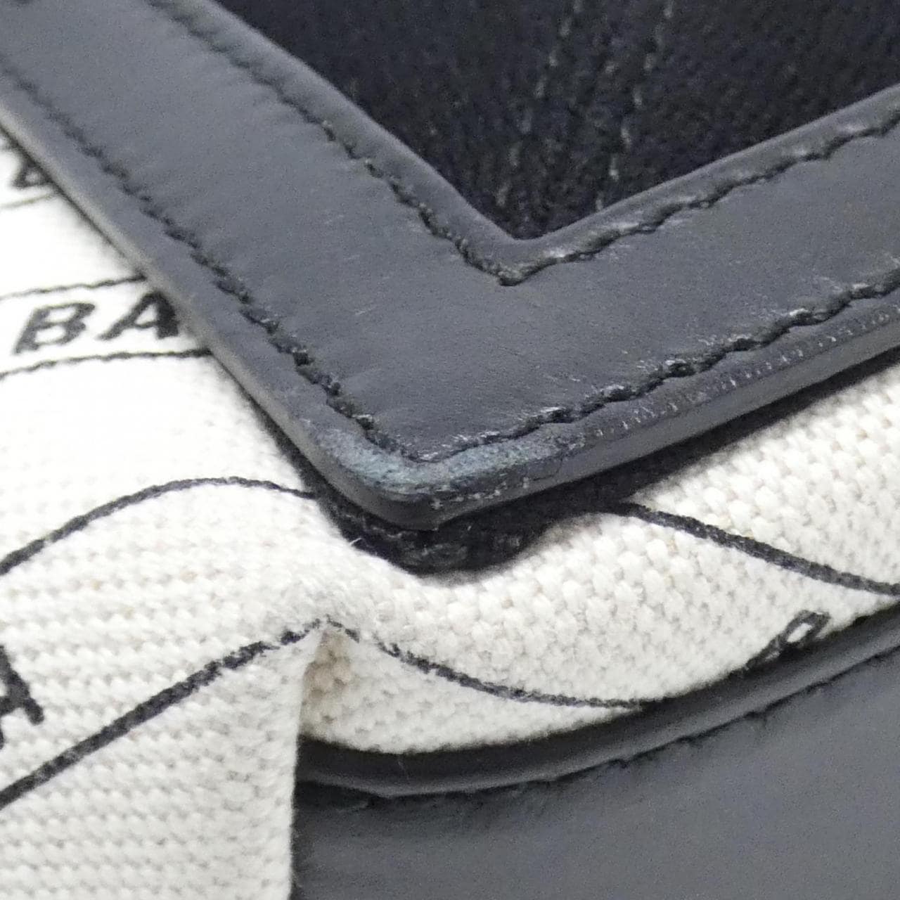 BALENCIAGA 339933 KMZAN Handbag Canvas Navy Canvas - Thumbnail 2